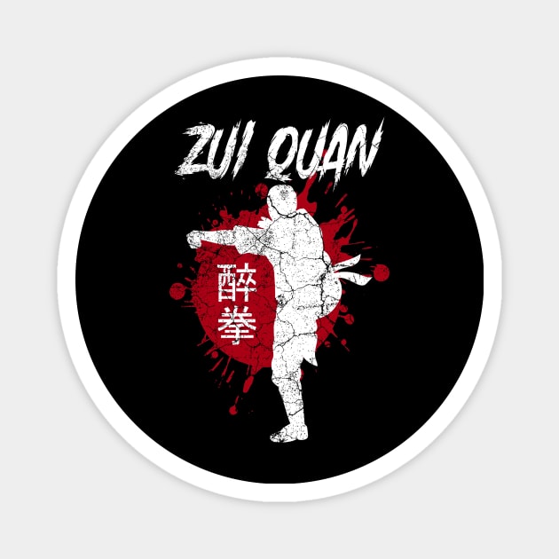 Zui Quan Martial Arts Training Drunken Boxing Outfit Magnet by JTYDesigns